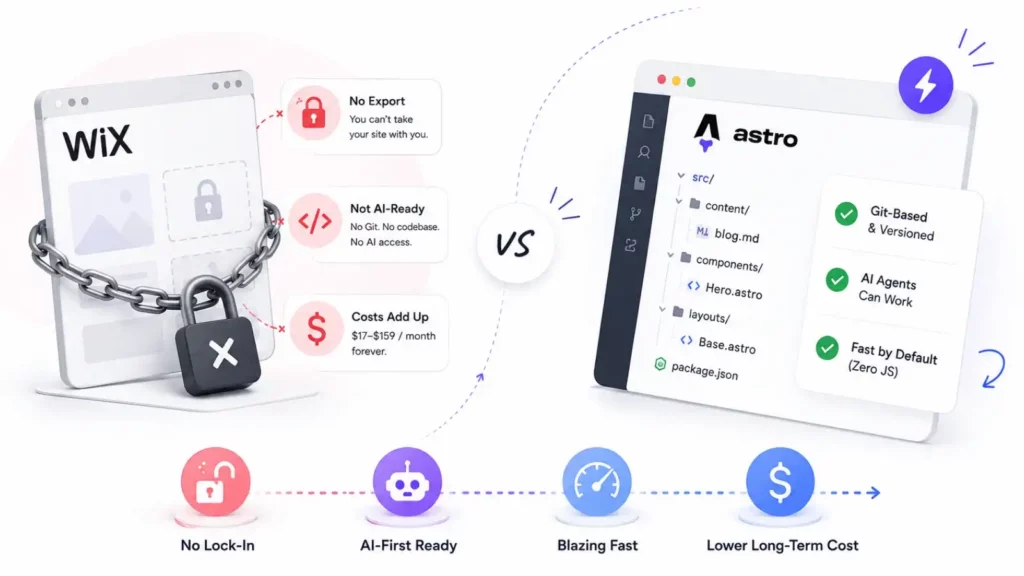 Wix vs Astro